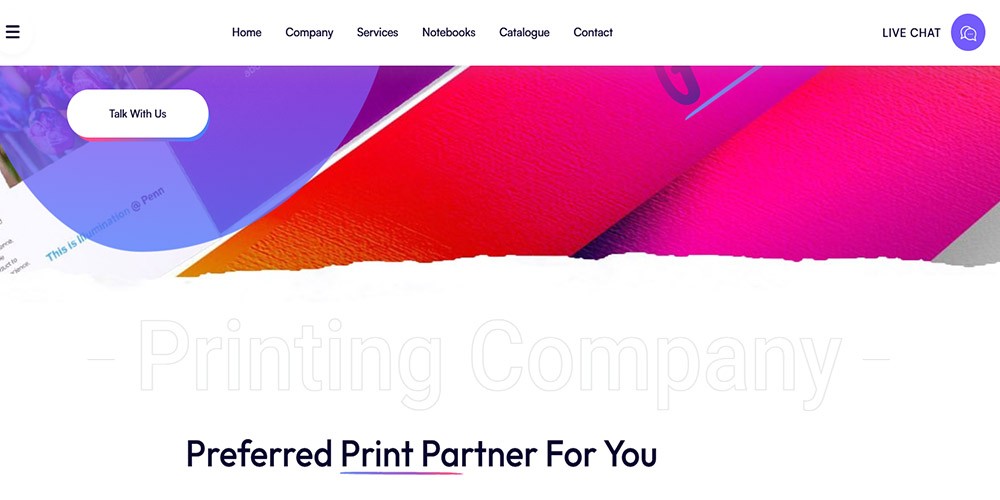 Printing company project